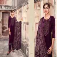 RIANA PRESENT PAKEEZAH VOL 4 PAKISTANI VELVET WINTER WEAR UNSTITCH DRESS MATERIAL CATALOG