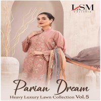 LSM PARIAN DREAM HEAVY LUXURY LAWN COLLECTION VOL 5 WHOLESALE DRESS