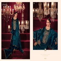 Glossy Simar Mausam E Bahaar Wholesale Pure Viscose Velvet Embroidery Work Winter Salwar Suits