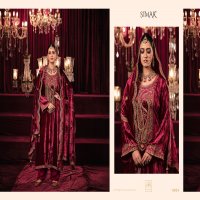 Glossy Simar Mausam E Bahaar Wholesale Pure Viscose Velvet Embroidery Work Winter Salwar Suits