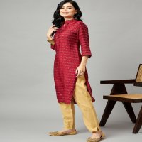 Mahotsav Sabella Wholesale Chanderi Silk Long Kurtis