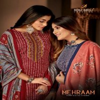 ROLI MOLI CREATION PRESENT MEHRAAM WINTER WEAR EXCLUSIVE DESIGNER DRESS MATERIAL