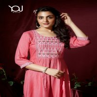 WANNA BY YOU SMILEY VOL 2 NAYRA CUT STITCHED KURTI WITH SOBER EMBROIDERY