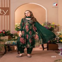 Anju Geet Wholesale Classy Alia Kurti With Afghani And Dupatta