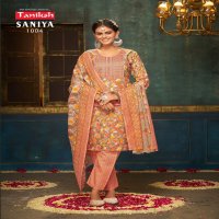 Taniksh Saniya Vol-1 Wholesale Embroidery Skivans Work Tops With Pants And Dupatta