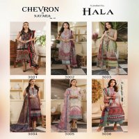Hala Chevron By Nayra Vol-3 Wholesale Pure Cotton Printed Dress Material