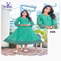 VIYAA DESIGNER STAR GIRL BEAUTIFUL CLASSY LOOK ANARKALI STITCHED KURTIS