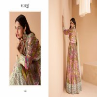 SAYURI DESIGNER MASHOOQA DESIGNER FULL STITCH LONG GOWN WITH DUPATTA FESTIVE WEAR