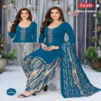 Jash Anupama Vol-2 Wholesale Neck Embroidery Cotton Dress Material