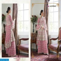 AASHIRWAD PREMIUM SHARARA GOLD 7024 DESIGNS COLORS DESIGNER DRESSES