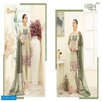 AAYRA VOL 13NX BY COSMOS FASHION GEORGETTE WITH EMBROIDERY WORK PAKISTANI SUITS CONCEPT