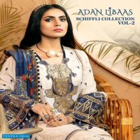 ADAN LIBAAS SCHIFFLI COLLECTION VOL 2 BY SHREE FABS COTTON EMBROIDERY PAKISTANI SUITS