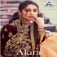 ALISA AKIRA SILK BANARAS JACQUARD PARTY WEAR DESIGNER SALWAR SUIT