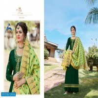 ALISA AMIRA VOL 14 SATIN GEORGETTE SALWAR SUIT WITH BANARAS DUPATTA