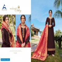 ALISA AMIRA VOL 14 SATIN GEORGETTE SALWAR SUIT WITH BANARAS DUPATTA