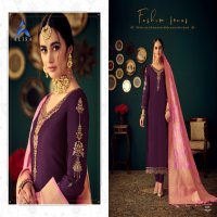 ALISA GUL BANARAS JAM SATIN COTTON EMBROIDERY DRESS COLLECTION