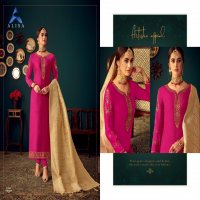 ALISA GUL BANARAS JAM SATIN COTTON EMBROIDERY DRESS COLLECTION
