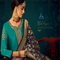 ALISA GUL BANARAS JAM SATIN COTTON EMBROIDERY DRESS COLLECTION