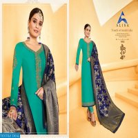ALISA LAUNCH AMIRA VOL 5 SATIN GEORGETTE EXCLUSIVE SUIT DEALER