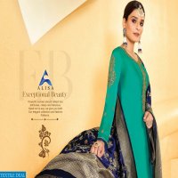 ALISA LAUNCH AMIRA VOL 5 SATIN GEORGETTE EXCLUSIVE SUIT DEALER