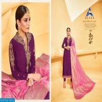 ALISA LAUNCH AMIRA VOL 5 SATIN GEORGETTE EXCLUSIVE SUIT DEALER