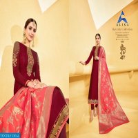 ALISA LAUNCH AMIRA VOL 5 SATIN GEORGETTE EXCLUSIVE SUIT DEALER