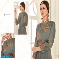 AMORINA BY SHUBH NX SILK EMBROIDERY LONG GOWN COLLECTION