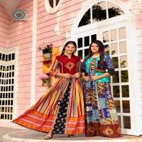 ARADHNA TAJ VOL 2 RAYON PARTY WEAR LONG ANARKALI GOWN KURTI COLLECTION