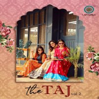 ARADHNA TAJ VOL 2 RAYON PARTY WEAR LONG ANARKALI GOWN KURTI COLLECTION