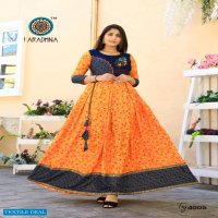 ARADHNA TAJ VOL 4 RAYON COTTON LONG GOWN COLLECTION