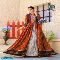 ARADHNA TAJ VOL 4 RAYON COTTON LONG GOWN COLLECTION