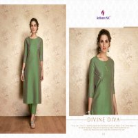 ARIHANT CLAIRE VISCOSE SILK CASUAL WEAR LONG KURTI WHOLESALER