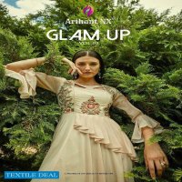 ARIHANT GLAM UP VOL 2 BY VAMIKA GEORGETTE LONG GOWN PARTY WEAR KURTI