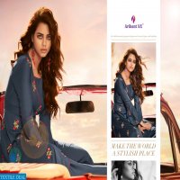 ARIHANT PRESENT IMPRESSIVE MASLIN SILK 1001-1008 SERIES LONG GOWN KURTI