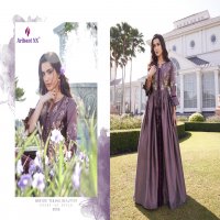 ARIHANT SIMRAN SOFT SILK LONG PARTY WEAR GOWN DESIGNS COLLECTION