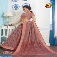 ASHIKA SAREE CRYSTAL VOL 7 GADWAL COTTON CASUAL WEAR SAREE WHOLESALE EXPORTER