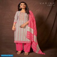 ASINA BY VARINA OMTEX LAWN COTTON SUMMER WEAR LADIES SALWAR KAMEEZ