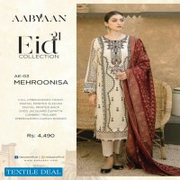 Aabyaan Eid Collection 2021 Wholesale Pakistani Dress