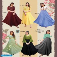 Aaradhna Fashion Fabulous Vol-2 Wholesale Long Gown Catalog
