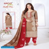 Aarvi Batik Plus Vol-1 Wholesale Printed bandhani Dress