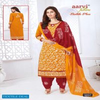 Aarvi Batik Plus Vol-1 Wholesale Printed bandhani Dress