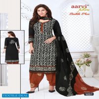 Aarvi Batik Plus Vol-1 Wholesale Printed bandhani Dress