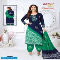 Aarvi Batik Plus Vol-1 Wholesale Printed bandhani Dress
