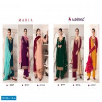Aashirwad Maria Wholesale Straight Long Salwar Kameez