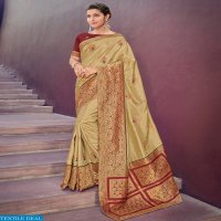 Aasvaa Gitanjali Wholesale Silk Embroidered Saree Blouse