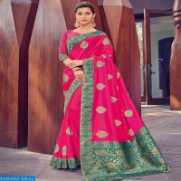 Aasvaa Gitanjali Wholesale Silk Embroidered Saree Blouse