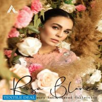 Adans Libas Rosa Blanca Wholesale Shopping Luxury Embroidered Dress