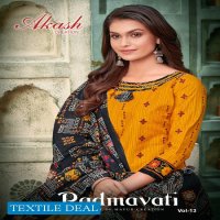 Akash padmavati Vol-13 Wholesale Printed Dress Material