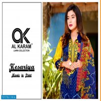 Al Karam Kesariya Vol-2 Wholesale Cambric print Dress Material