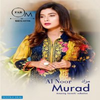 Al Noor Murad Wholesale Heavy Cotton Dress Material Catalog